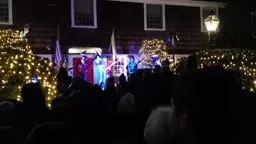 Princeton School of Rock Haus Band at Princeton Christmas Tree Lighting 2019 - Run Rudolph Run
