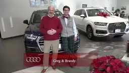 Greg and Brandon Happy Holidays from AudiPrinceton!
