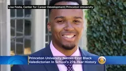Princeton University Names its 1st Black Valedictorian