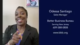 Odessa Santiago Better Business Bureau NJ 'Elevator Talk'
