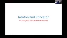 Revolutionary War The Battles of Trenton and Princeton David Lyttle