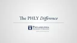 The PHLY Difference