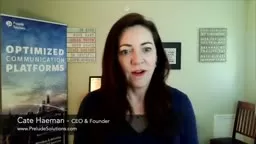 The Show Must Go On with Women Entrepreneur Cate Haeman @preludesolutions