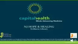 Positive Outlook NJ Hope and Healing