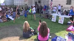 Anti Vaccination and Mask Mandate Protest in Trenton