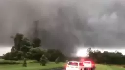 Scary Tornado Hits South new jersey tornado mullica hill nj