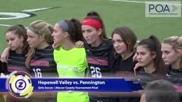 Pennington 1 Hopewell Valley 0 Mercer County Tournament