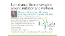 SEE IT! This Thursday Nov.18 TheGabTV Michelle Caravella