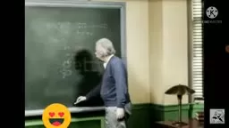 Albert Einstein real video at his office at Princeton university