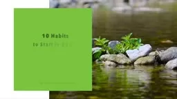 10 Habits to Start in 2022 - That will actually make you happy :)