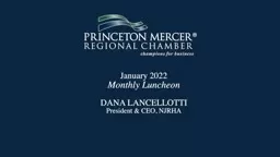Princeton Chamber January Speaker Dana Lancellotti