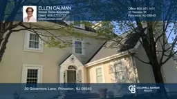 20 Governors Lane Princeton- NJ Coldwell Banker Homes