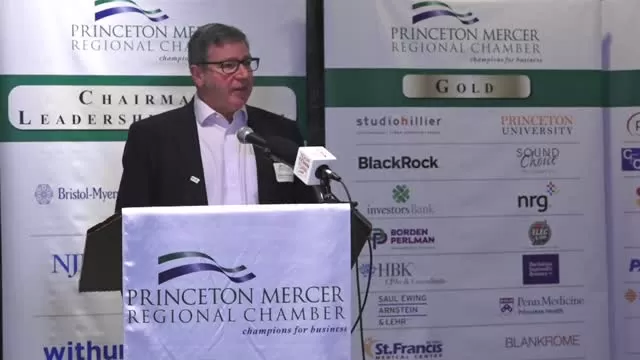 April Luncheon Princeton Mercer Chamber Andy Haughwout PhD