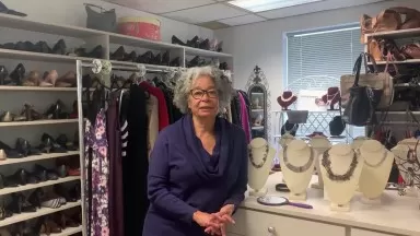 Volunteer Shirley Bowers. Dress for Success Central NJ.