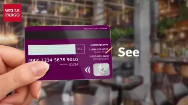 Wells Fargo. Pay for takeout with a tap