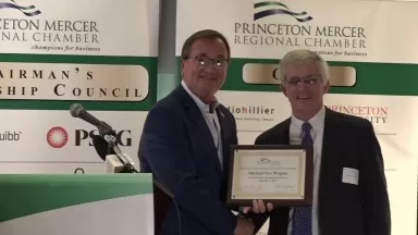 Michael Van Wagner NJM Champion for Business September '22 Princeton Chamber