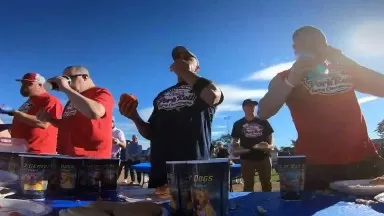 Trenton Pork Roll competitive eating contest