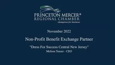 Dress for Success Non Profit Benefit Partner Program Princeton Mercer Chamber Luncheon