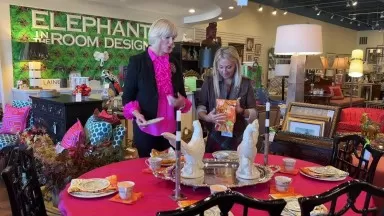 The Elephant in the Room - Amazing Holiday Tablesettings! Mercer Buy Local Connection CNJN TV