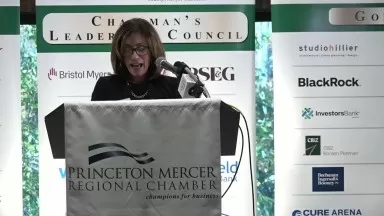 Heather Achenbach SAVE Champion For Business Princeton Chamber Nov. 22