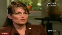 Charles Gibson Princeton Grad Interviews ‪Sarah Palin 9/11/0