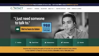 CONTACT of Mercer County, Saving Lives Through Suicide Prevention @ContactOfMercer