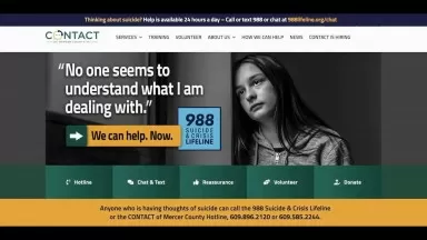 Shivam, NJ 988 Suicide Prevention and Crisis Counselor, CONTACT of Mercer County, NJ dial 988