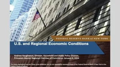 Princeton Mercer Jan'24 Lunch Andy Haughwout Federal Reserve Bank NY Part 1