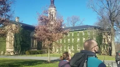 History at Nassau Hall, Princeton NJ