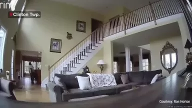 Earthquake captured on home cameras the moment it shakes N J.