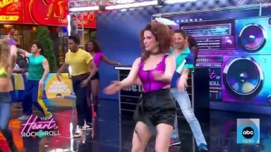 Cast of The Heart of Rock and Roll performs on GMA Huey Lewis Lawrenceville School Grad