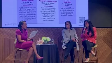 Melissa Tenzer talks about the programs that are offered by Dress for Success Central NJ