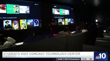 Homeworks NBC10 Surprise for Scholars at HomeWorks Trenton thanks to Comcast!