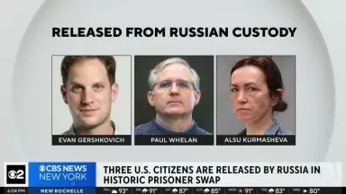 Evan Gershkovichs hometown of Princeton, N J. thrilled by his release from Russian prison