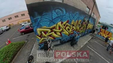LEON RAINBOW MURALIST Graffiti Festival Aug. 17 2024