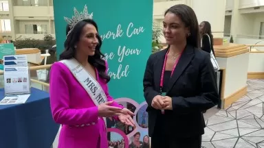 Eva, Princeton Mercer Chamber High School Intern @NJ Conference for Women YourTownTube video