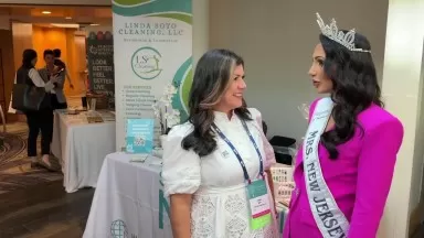 Linda Soto Cleaning @NJ Conference for Women, YourTownTube video