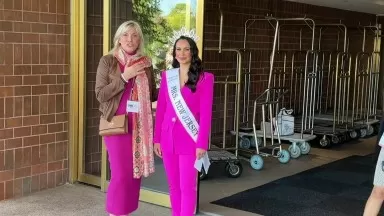 Gabi Johnson and Diana Meyer Mrs. New Jersey @NJ Conference for Women