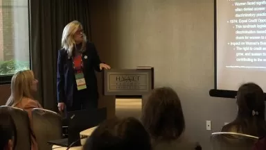 Lisa Linkowsky Milestone Franchising @NJ Conference for Women Video YourTownTube