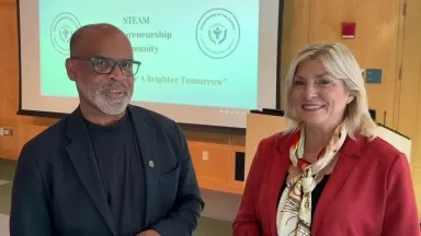 James Howard BIHOF @STEAM Princeton interview with Gabi YourTownTube and CNJN TV