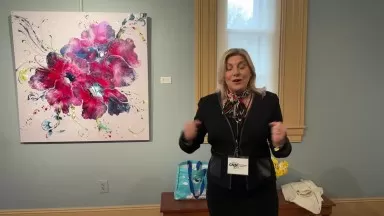 Adriana Groza Exhibit @Ellerslie Trenton City Museum video YourTownTube