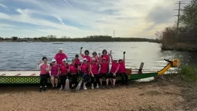 Machestics Dragons 'Preparing for 'Paddle for Pink June 14 2025' YourTownTube Video