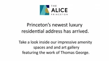 Art Walking and Apartment Tour at The Alice Princeton  Princeton, NJ