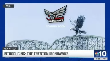 Trenton Pro Hockey Officials unveil the new Trenton Ironhawks hockey team