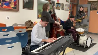 The Rick Fiori Jazz Band Live @Trenton area Soup Kitchen