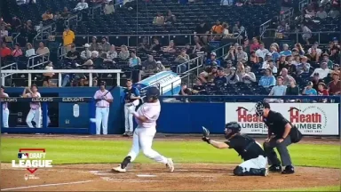 Trenton Thunder BACK TO BACK AJ Swader sends one 407 feet to center field