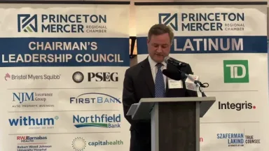 Sept. Princeton Mercer Regional Chamber Speaker Intro. NJ Attorney General Dale Caldwell