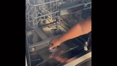 A fresh dishwasher starts with a clean filter! ????