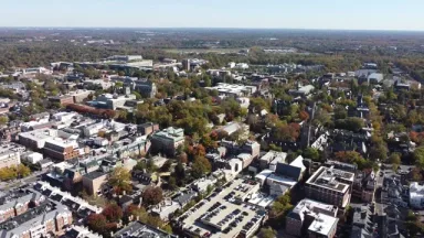 Exploring Princeton &amp; University New Jersey’s Historic College Town  4K Aerial Footage