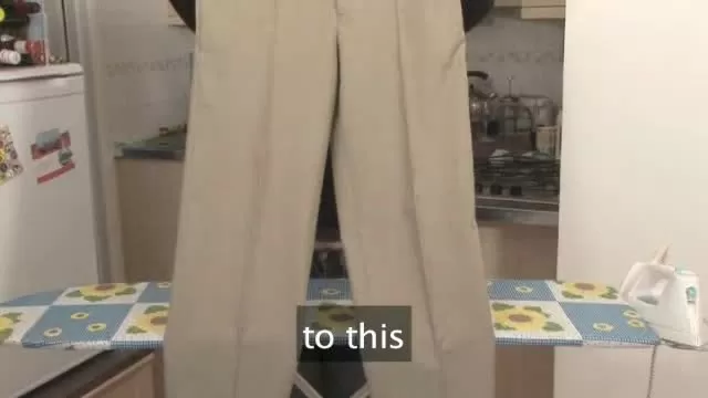 How to Iron Trousers